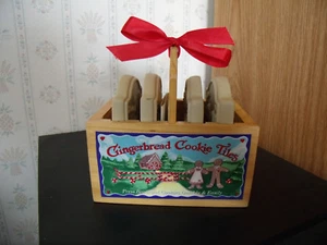 BROWN BAG COOKIE ART STAMPING TILES "GINGERBREAD COOKIE TILES" NEW IN BOX - Picture 1 of 7