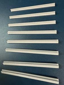 LEGO Train Track Rail Straight 16L Part Lot 8 Light Bluish Gray 3228c Plate 1x16 - Bild 1 von 1
