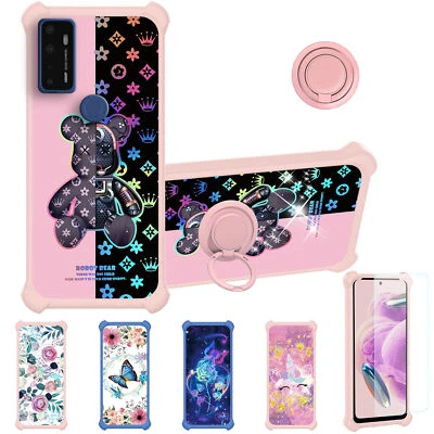 for Cricket Dream 5G Phone Case Cover Glass Screen Protector T1 - Image 1 of 4