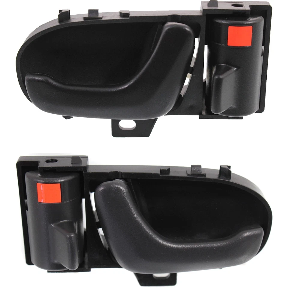 Juego de 2 manijas de puerta interiores para 92-94 Geo Metro 92 Chevrolet Metro delantero negro Foto 1 de 4
