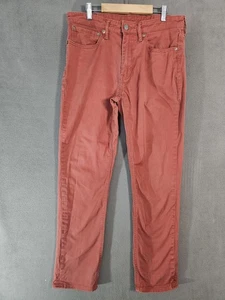 Levi’s 511 Orange Lachs Denim Herren Stretch Jeans Slim Leg Fit Größe 34 X 30 - Bild 1 von 10