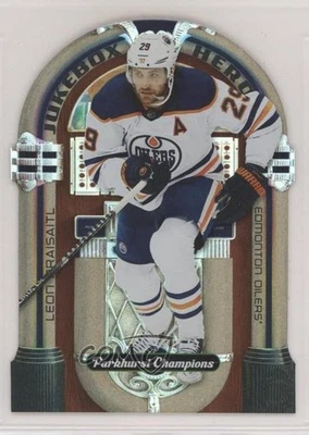 2022-23 Upper Deck Parkhurst Champions Juke Box Heroes Gold Leon Draisaitl #JH-9 - Image 1 of 2