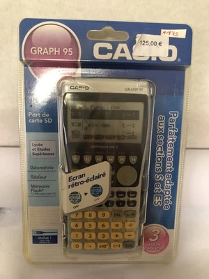 Calculatrice CASIO GRAPH 95 pour lycée et études Supérieures (1.775) - Photo 1/3