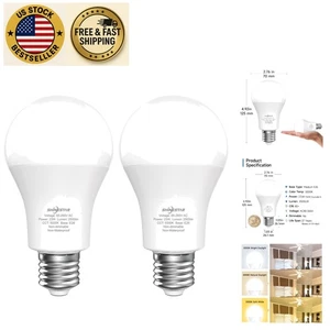 Brighten Your Home with 2-Pack 150W LED Replacement Bulbs, Daylight 5000K - Picture 1 of 9