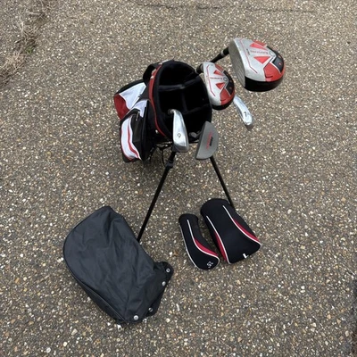 Nitro Blaster Junior Flex 6pc Youth Kids Golf Set Graphite Shafts Stand Bag RH - Image 1 of 4