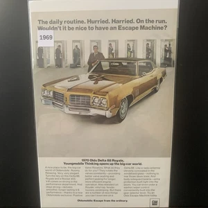 Vintage 1969 Oldsmobile Olds Delta 88 Royale Big Car World Ad Advertisement - Picture 1 of 2
