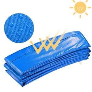 13' Vinyl Gym 11oz 0.55" EPE Trampoline Pad Frame Spring Cover Blue Safety - Picture 1 of 12