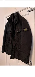 Stone Island Micro Reps Down Jacket Ink Black Size Xl Excellent Condition - Picture 1 of 13