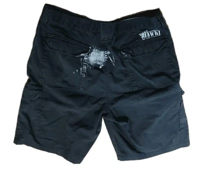 Pantalones cortos de jean cargo Tony Hawk para hombre negros talla 38 Foto 1 de 4