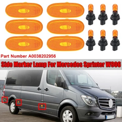 6 luci di posizione laterali lampada A0038202956 per Mercedes-Benz Sprinter W906 - Immagine 1 di 4