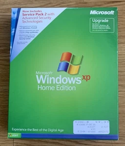Microsoft Windows XP Home Edition 2002 Service Pack 2 - UPGRADE FACTORY SEALED - Picture 1 of 8