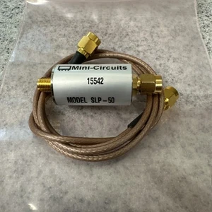 Mini-Circuits SLP-50, SMA Low Pass Filter, 15542 - with cable - New - Picture 1 of 4