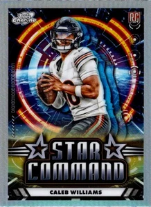 2024 Topps Chrome Star Command Caleb Williams #SC-5 RC - Picture 1 of 2