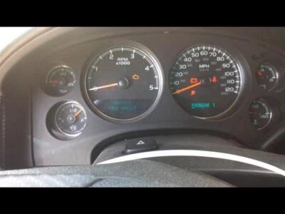 Used Speedometer Gauge fits: 2011 Chevrolet Silverado 2500 pickup cluster MPH US - Image 1 of 4