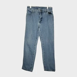 Vintage Harley Davidson Women's 8 Classic Light Wash Straight Jeans - Picture 1 of 10