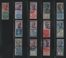 Francobolli Collezione Regno 1924 Pubblicitari