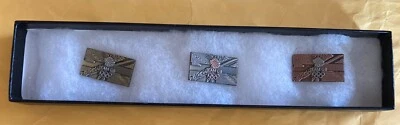 EQUIPO GB 3 UNION JACK-ORO, PLATA Y BRONCE 2024 PARÍS OLÍMPICO NOC PINS CON CAJA Foto 1 de 3