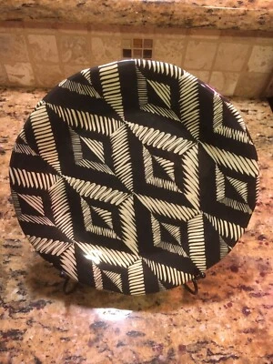 Juego de 4 Platos de Melamina Diseño Abstracto por Max Studio Home Foto 1 de 4