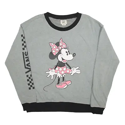 Felpa Disney Vans Minnie Mouse Grigia Donna M • 21.16€