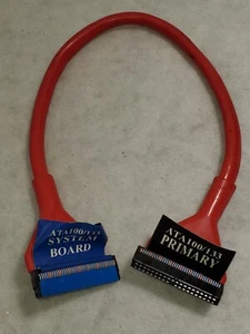 PTC 18inch Ultra ATA 100/133 Primary To System Board 40-Pin Wire Round Cable Red - Picture 1 of 7