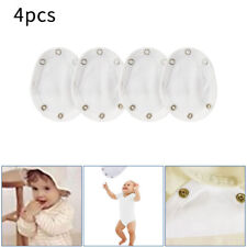 4Pcs Baby Bodysuit Extender Clothes Vest Jumpsuit Romper Cotton Pad Comfort Soft