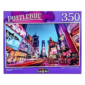 Puzzlebug Times Square, New York City Jigsaw Puzzle by Cra Z Art, 350 Pieces - Picture 1 of 1
