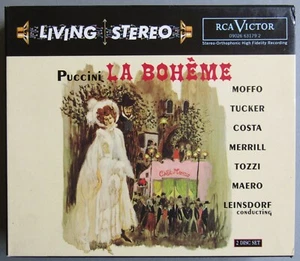 CZ110 Puccini La Bohéme Moffo Tucker Costa Tozzi Leinsdorf RCA Living Stereo 2CD - Picture 1 of 2