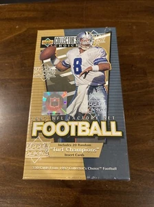 1997 Upper Deck Collector's Choice Football Set 330 Card Box Factory Sealed Turf - Bild 1 von 6