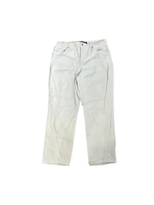 Gloria Vanderbilt cremefarbene cremefarbene Damenjeans Größe 12 kurzer Stretch hoher Bund - Bild 1 von 8