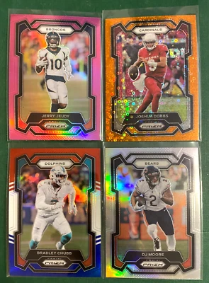 2023 Prizm NFL Football - Base/Orange Disco/Silver/Pink/RWB - You Pick! - Image 1 of 4