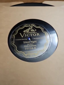 Mark Andrews – 78 rpm Victor scr 20298: Oh Come All Ye Faithful/Silent Night; Vg - Imagen 1 de 2