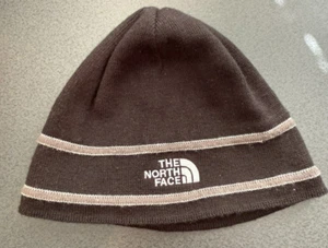 The North Face Knit Stocking Hat Kids Boys Youth/Junior Small. Black with Gray - Picture 1 of 3