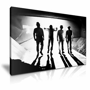 A Clockwork Orange Black and White Stretched Canvas Print Wall Art More Sizes
