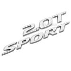 For Honda 2.0T Sport Luggage Rear Trunk Lid Logo Badge Nameplate Emblem Chrome