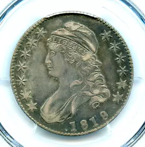 1819/8 Large 9 Capped Bust Half Dollar, PCGS XF45 - Picture 1 of 3