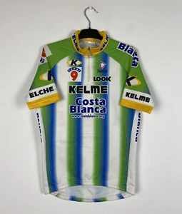 Maglia squadra ciclismo vintage Kelme Costa Blanca 1998/2003 taglia 4 Nalini - Foto 1 di 3
