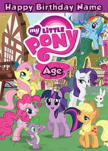 My Little Pony - Personalised Birthday Card Daughter Granddaughter Niece Girl - Picture 1 of 1