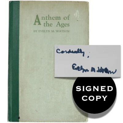 Buffalo Niagara Poet Laureate Signed 1938 Evelyn Watson NY New York History 1st - Image 1 of 4