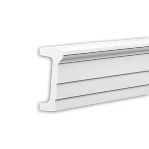 Profhome 434202 Architrav perfil de fachada barra de estuco estuco exterior 2 m - Imagen 1 de 4