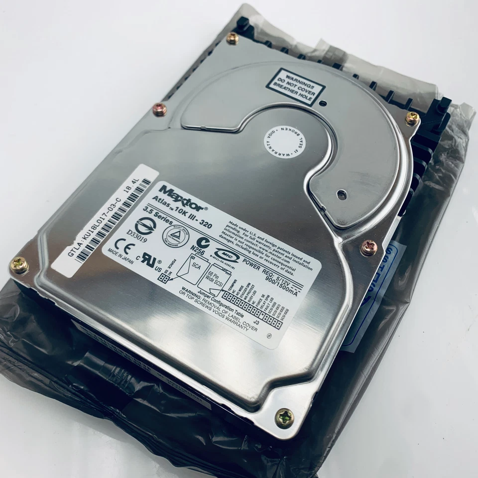 MAXTOR 18GB Atlas 10K III-320 SCSI ULTRA320/LVD/SE USED - Image 1 of 1