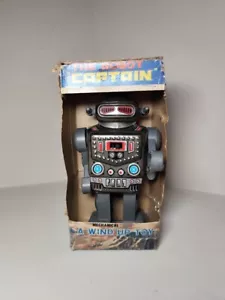 VINTAGE RARO VECCHIO GIOCATTOLO SPAZIALE GIAPPONESE IL ROBOT CAPITANO YONE N.... - Foto 1 di 10