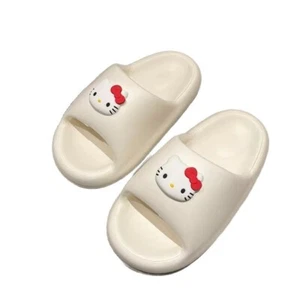 Hello Kitty Damen Sandalen Bequem Slipper Sommer Hausschuhe Flach - Bild 1 von 30