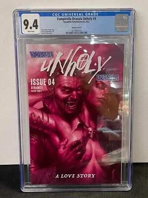 Cómic Vampirella Dracula Unholy Edición #4 2022 Cubierta F Calificación CGC 9.4 Foto 1 de 2