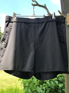 Eddie Bauer Damen schnelltrocknende Pull-On Laufshorts 5" Schrittlänge schwarz L - Bild 1 von 7