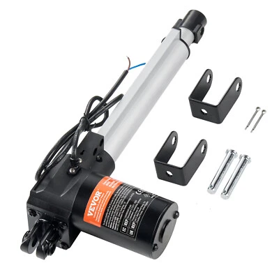 VEVOR Attuatore lineare 12V 8 pollici 1320 libbre/6000 N 0,19"/s IP44 - Immagine 1 di 4