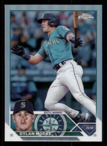 2023 Topps Chrome Update Refractors #USC179 Dylan Moore - Picture 1 of 2