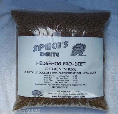 PET-PRO PRODUCTS Hedgehog Food: SPIKE'S DELITE PRO-DIET 5lb