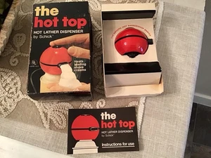 New Vintage Schick THE HOT TOP Hot Lather Dispenser - Picture 1 of 7