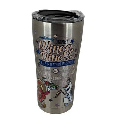 Vaso Tervis Wine & Dine Disney 2019 20 oz Mickey Olaf Baloo Timon Foto 1 de 4