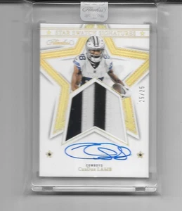 2024 FLAWLESS CEEDEE LAMB AUTO ON CARD 2 COLOR PATCH AUTOGRAPH # 25/25 COWBOYS - Bild 1 von 1